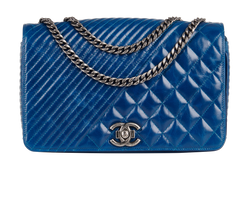 Medium Coco Boy, Leather, Blue, 20595730(2014/15), B/DB/AC, 3*